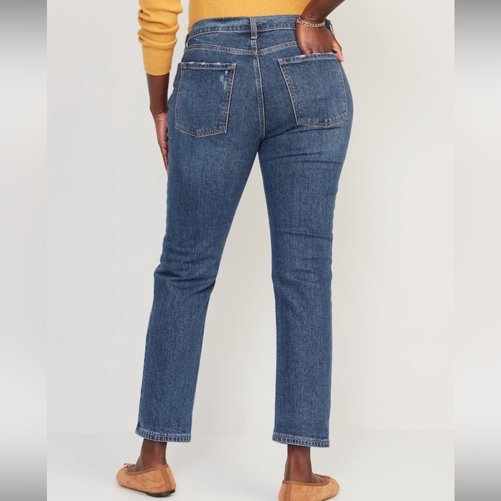 Mid Rise Ankle Distressed Jeans - Picture 8 of 10
